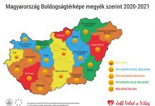 Elkészült Magyarország boldogságtérképe
