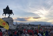 Globális klímasztrájkot tartottak Budapesten