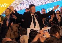 Így ünnepelték Márki-Zay Péter győzelmét az Anker-közben