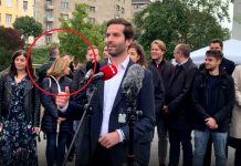 Valóban a provokátor pofozkodott a Momentum sajtótájékoztatóján